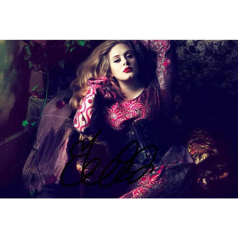 Красивый постер на заказ Adele домашний декор тканевые постеры лучший подарок