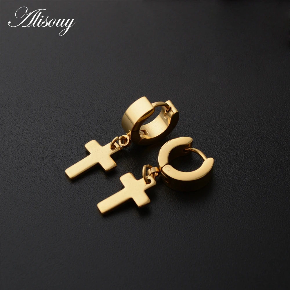 1 пара мужские и женские серьги Клипсы из нержавеющей стали|clip earrings|earrings crossear clip