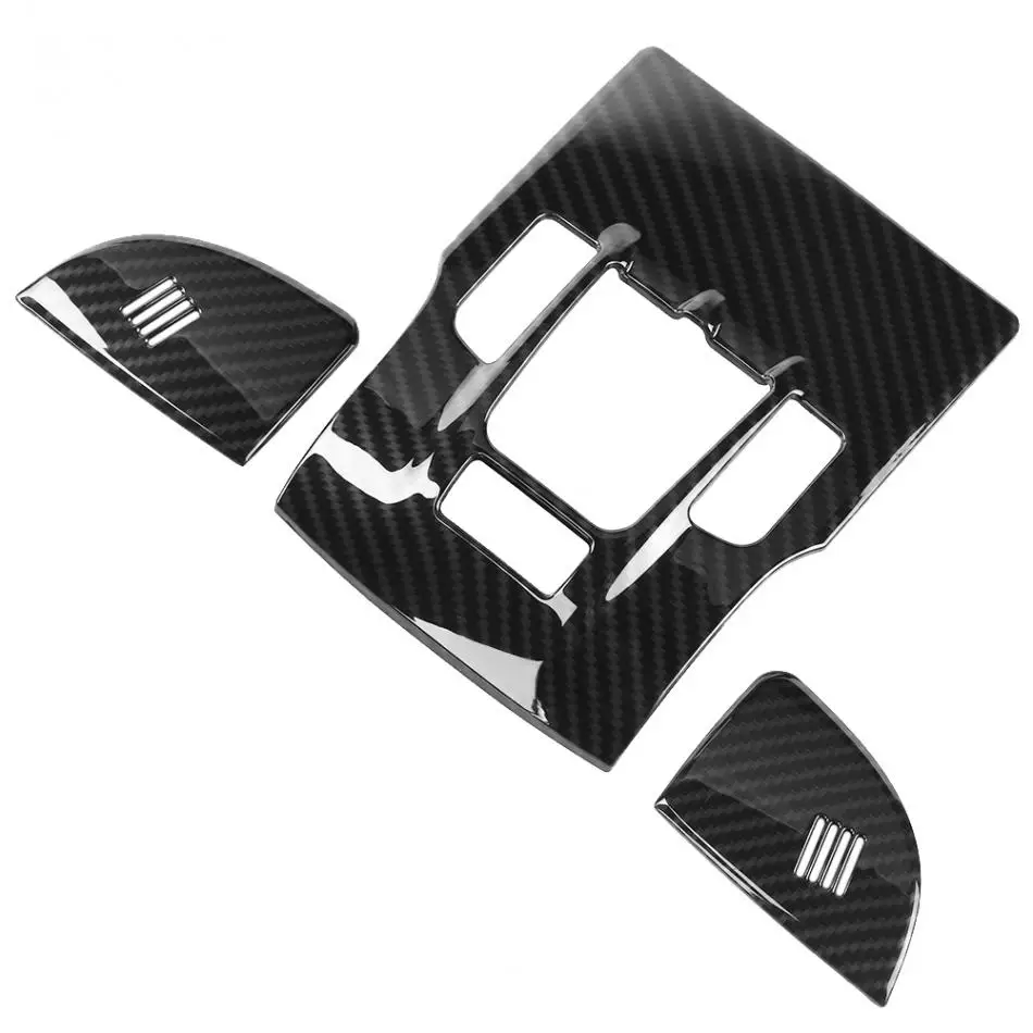 For Maserati Levante- 3Pcs Carbon Fiber Style Car Interior Front Reading Light Lamp Cover Trim Frame Stickers