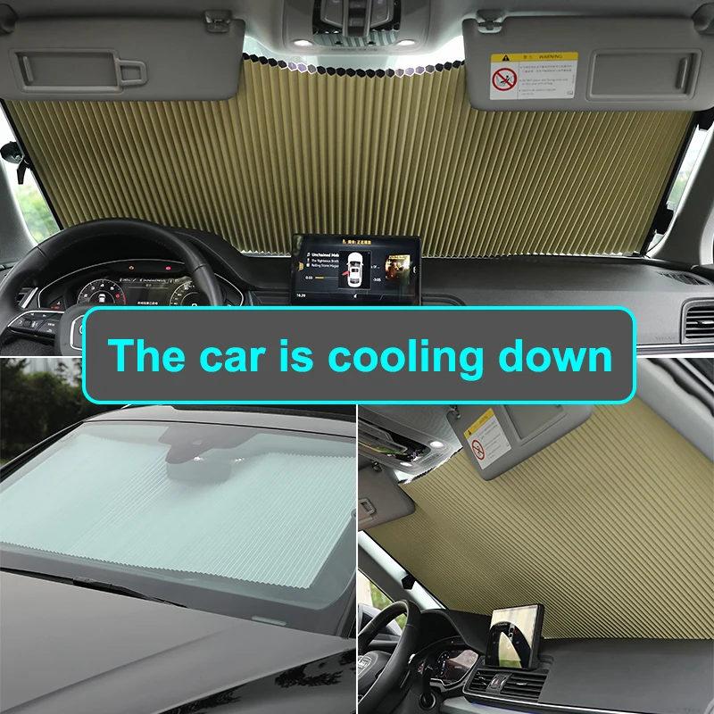 Универсальный солнцезащитный Телескопический козырек для лобового стекла новый