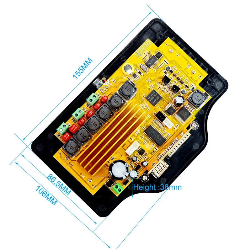 Сабвуфер Bluetooth усилитель доска 50 Вт* 2+ 100 Вт 4,3 дюймов lcd аудио Bluetooth приемник декодер MP4/MP5 декодирование видео DC12V