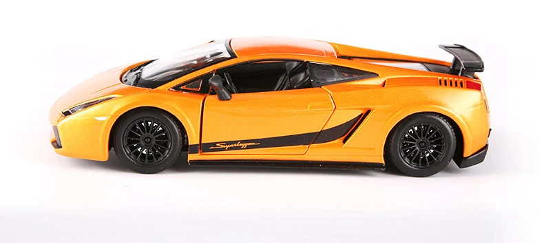 DIY сборные автомобили Gallardo сплав модель автомобиля 1:24 LP670-4 Коллекция спортивных автомобилей модель цветная коробка игрушки подарок