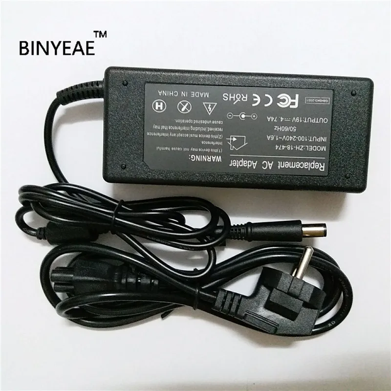 Зарядное устройство для HP EliteBook 8560 Вт 8760 2560p 2570p|adapter pipe|charger macbookchargers clothing |