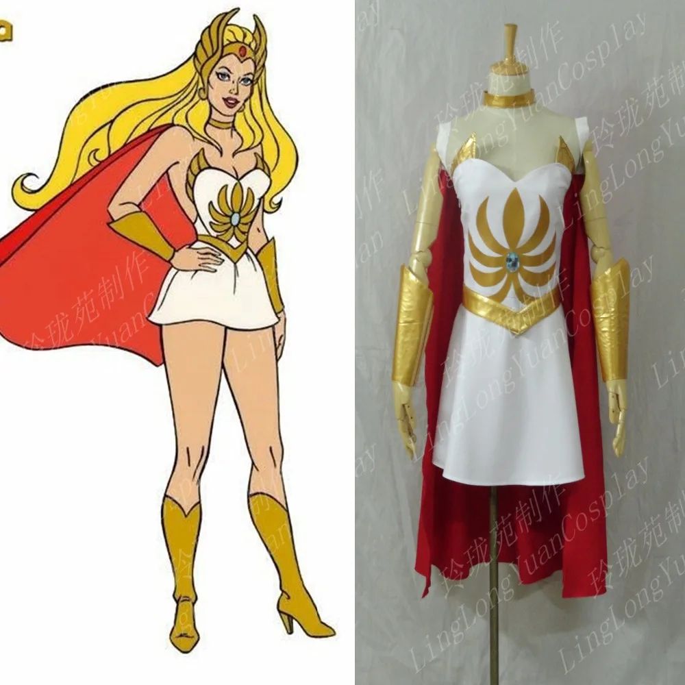 Популярный Косплей костюм аниме She Ra принцессы силы Adora индивидуальное платье