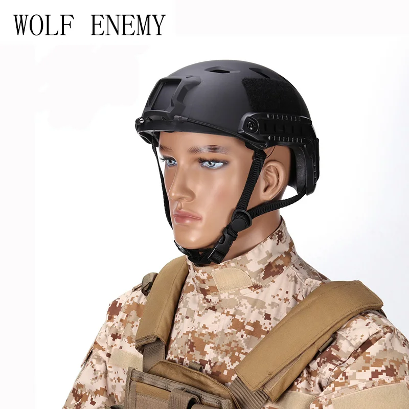 Быстрый базовый шлем типа BJ Тактический песчаный|base jump helmet|fast base helmettactical helmet |