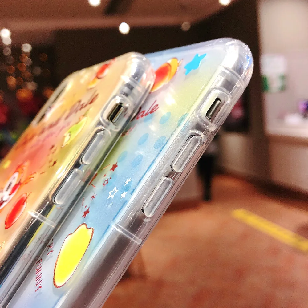 Чехол Marchcover для iPhone X XS MAX XR милый мультяшный Ститч Дональд чип и Дейл чехол мягкий
