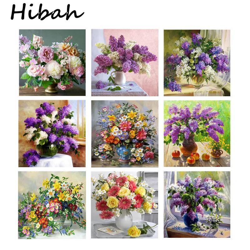 5d diy Алмазная Вышивка крестом Комплект вышивка домашний Декор Цветок для дома