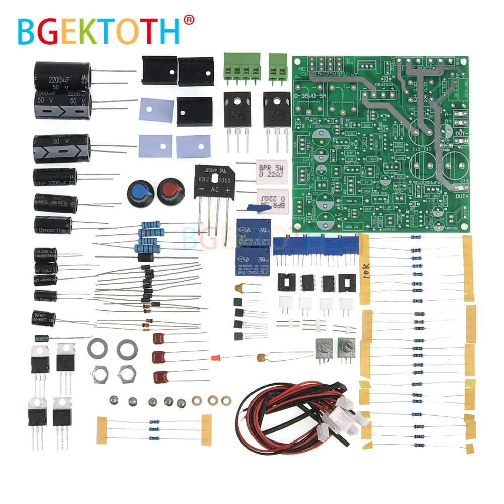 Регулируемый DC-DC Регулируемый источник питания DIY Kit 0-35V 0-5A