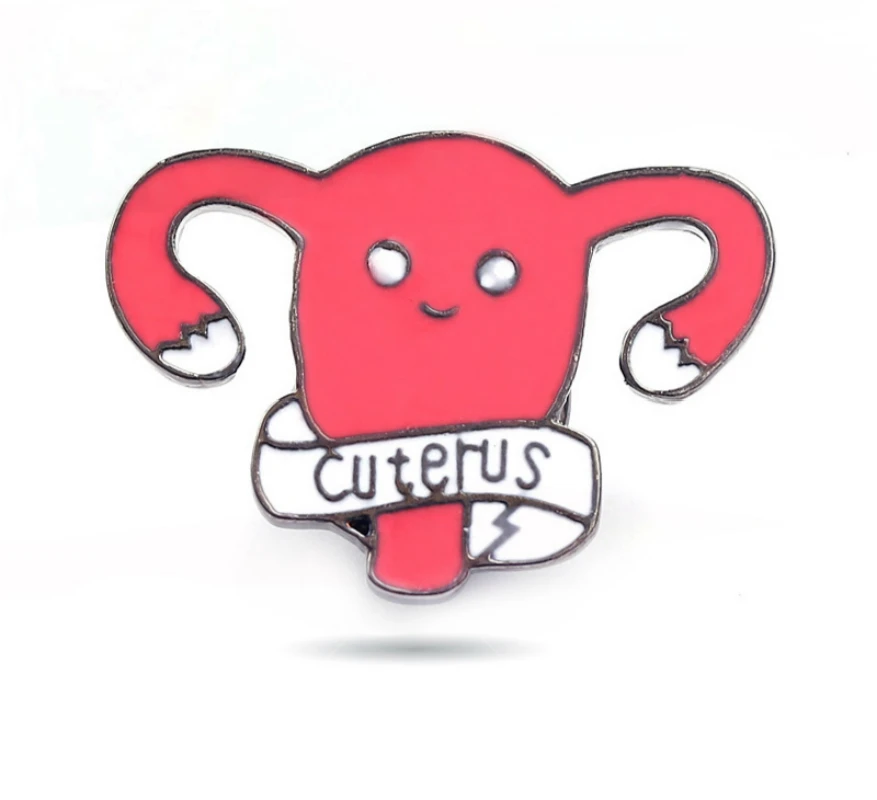 Расти пара эмаль булавки матки Феминистская бейджи нашивки и брошь для женщин