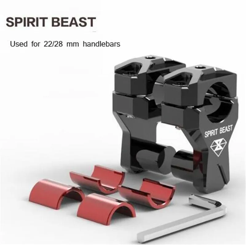 Ручки для мотоцикла SPIRIT BEAST модификация руля смесителя высота ручки увеличитель