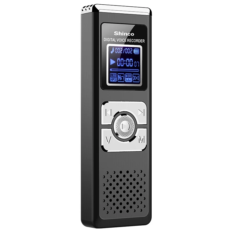 Shinco RV23 16 ГБ голос Регистраторы MP3 диктофон игрока голосовой активации быстрой