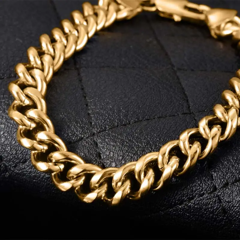 7 мм короткий цепной браслет Для Мужчин's бижутерия в стиле панк-рок Стиль
