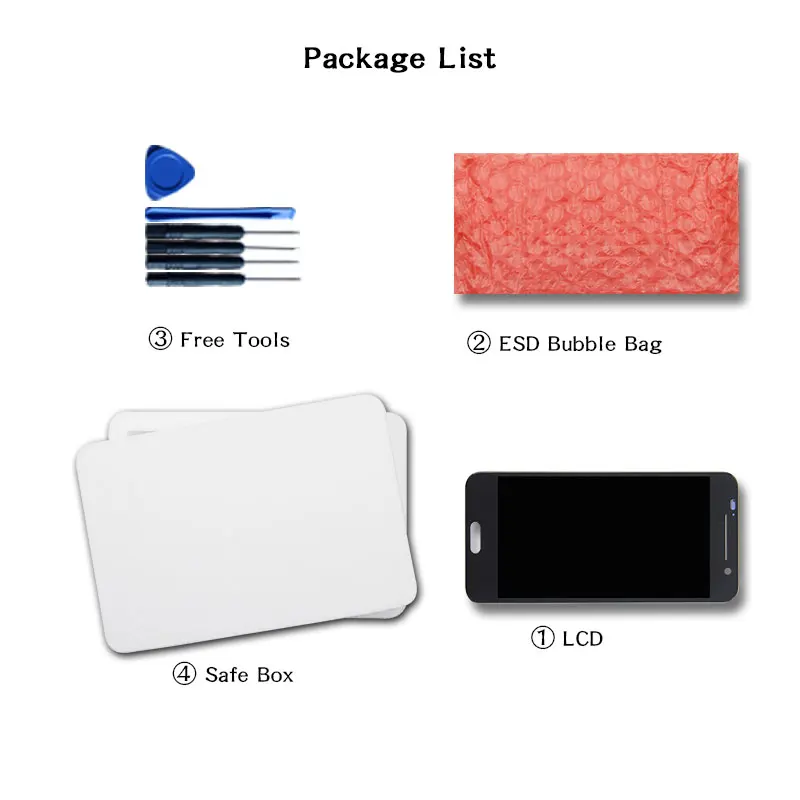 

For HP Voice Tab Slate 6 LCD Display Digitizer Screen Touch Panel Sensor Assembly Replacement