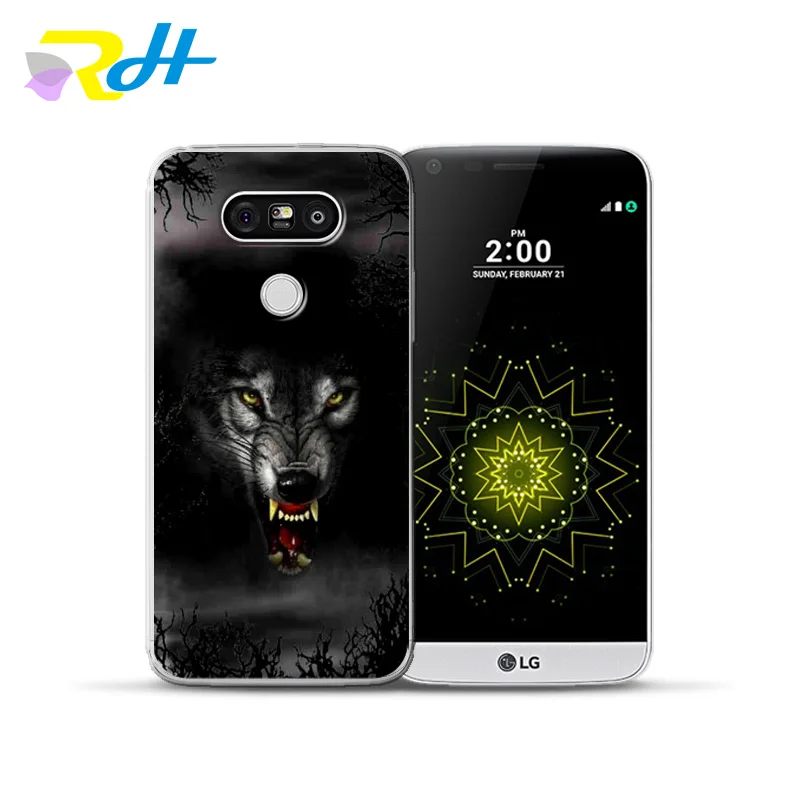 Чехол для LG G4 G5 G6 мягкий чехол с волком Q6 Q8 тонкий K4 K7 K8 K10 2017 X Power 2 телефона экраном