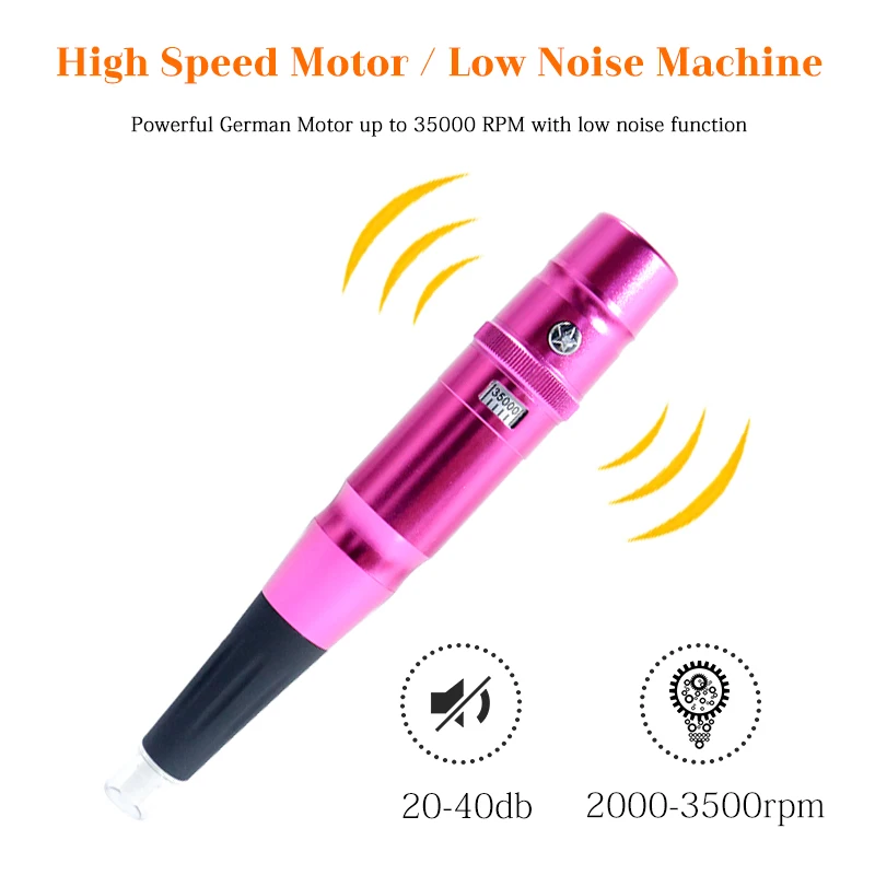 Dermograph Micropigmentation Tattoo Permanent Makeup Pen Microblading Machine Eyebrow Lip Swiss Motor Gun | Красота и здоровье