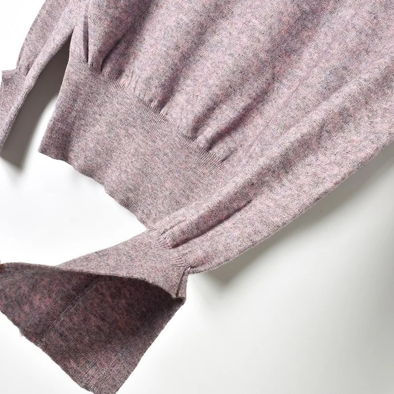 2019 Весенняя футболка с длинным рукавом Женская Просто Шикарная круглая