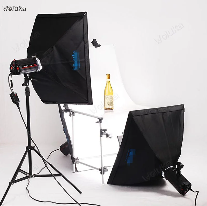 Studio Flash 250W Photography equipment Clothing portrait flexo box Photographic Lamp Set CD50 T07 | Электроника