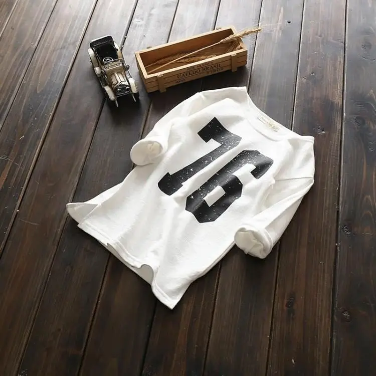 2020 модная футболка унисекс детские длинные футболки дизайн с цифрами новая