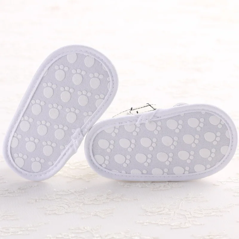 

Hot Sale PU Leather White Newborn Babyl Boy Crib First Walkers Soft Soled Summer Baby Shoes