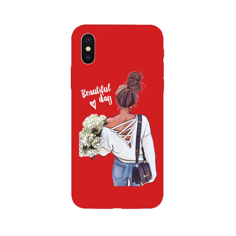 Чехол для iphone 6 7 8 Plus модные мягкие силиконовые чехлы телефонов Mom Love X Xs Max Xr 10 6s 5 5s Se