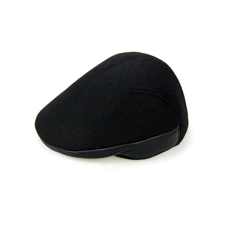 Peaked cap Spring Woollen hat |