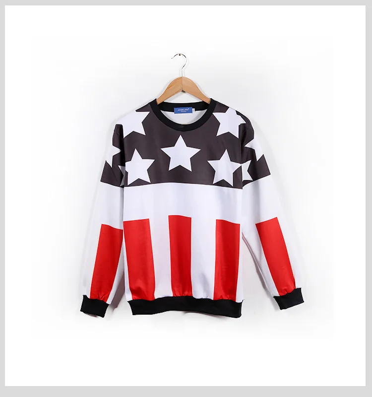 2015 New coming 3d Character hoodie printed clothing Men Star printing fleece Hip Pop style | Мужская одежда