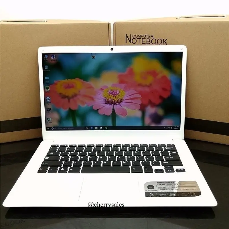 Ультратонкий ноутбук 14 дюймов, 4 Гб+ 64 ГБ, Windows 10, Bluetooth, wifi, HDMI, Notbook, четырехъядерный компьютер с высокой мощностью, аккумулятор 8000 мАч
