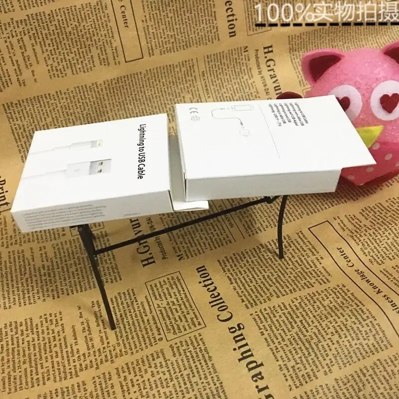 Оптовая Продажа Дешевая Розничная коробка для 8 Pin IOS 11 USB кабель со шнуром iPhone 7 6 6s 5