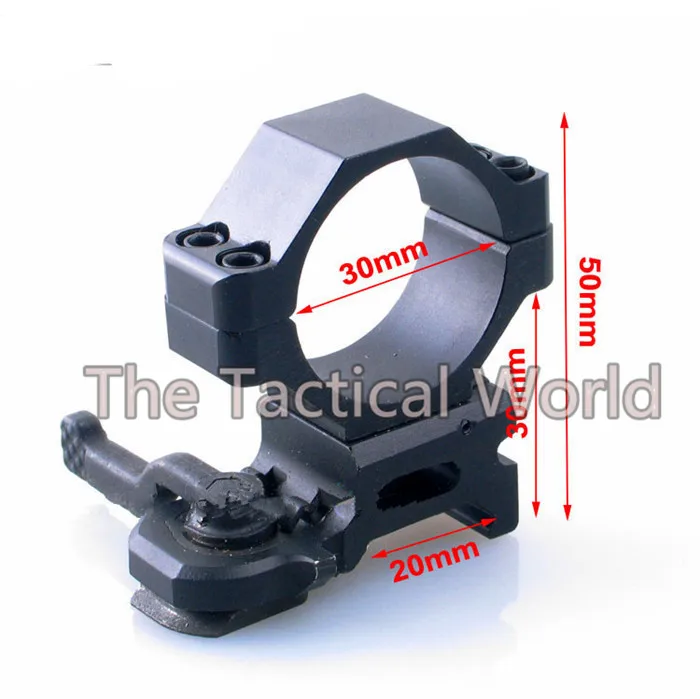 Лазерный фонарь для винтовки 2 шт. 30 мм тактический высокопрофильный кронштейн QD