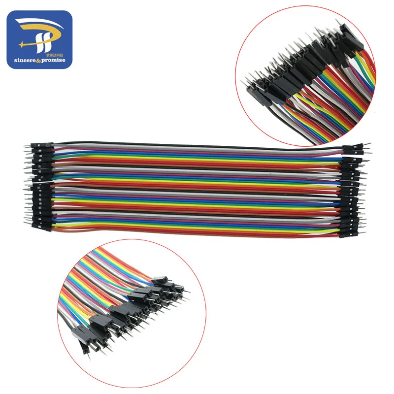 Dupont line 120 шт. 20 см 1P штекер + гнездо и перемычка Кабель для Arduino DIY Kit|jumper wire|line dupontjumper