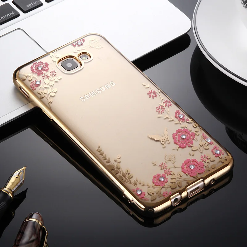 Роскошный чехол из ТПУ чехол для samsung Galaxy S9 S9 плюс S8 плюс A3 A5 A7 A8 J3 J5 J7 Note 8 S6 S7 Edge чехол с изображением цветка