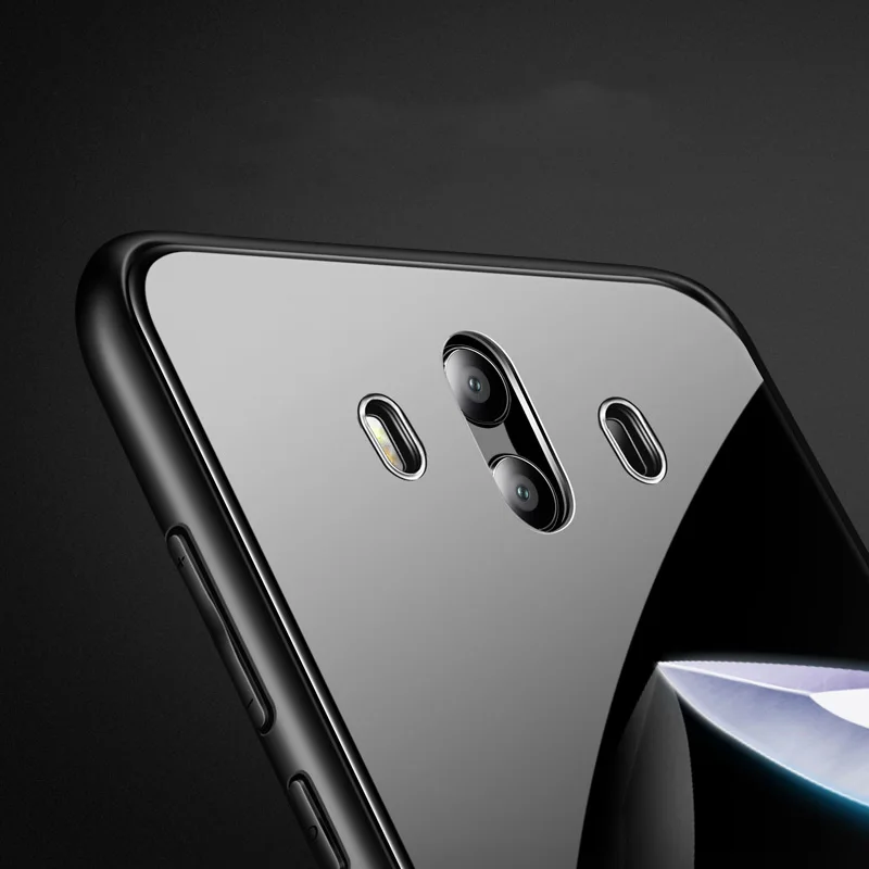 Xinchentech для Huawei mate 10 Pro стеклянный чехол Роскошная силиконовая рамка + стеклянная