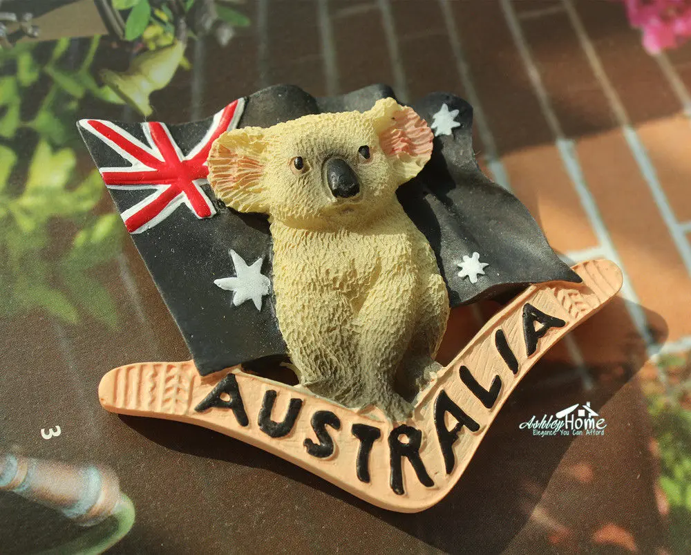 Австралийский дорожный сувенир Koala из 3D смолы искусственное животное идея