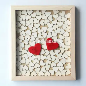 Laser Engraving Name and Date Guest Book,Drop Top Handing Guest Book Frame,Wedding Guest Book for Gift 10 item image