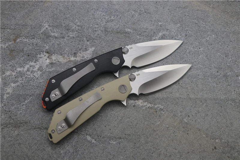 Складной шарикоподшипник DOC-Flip ручка D2 Blade G10 для повседневного использования