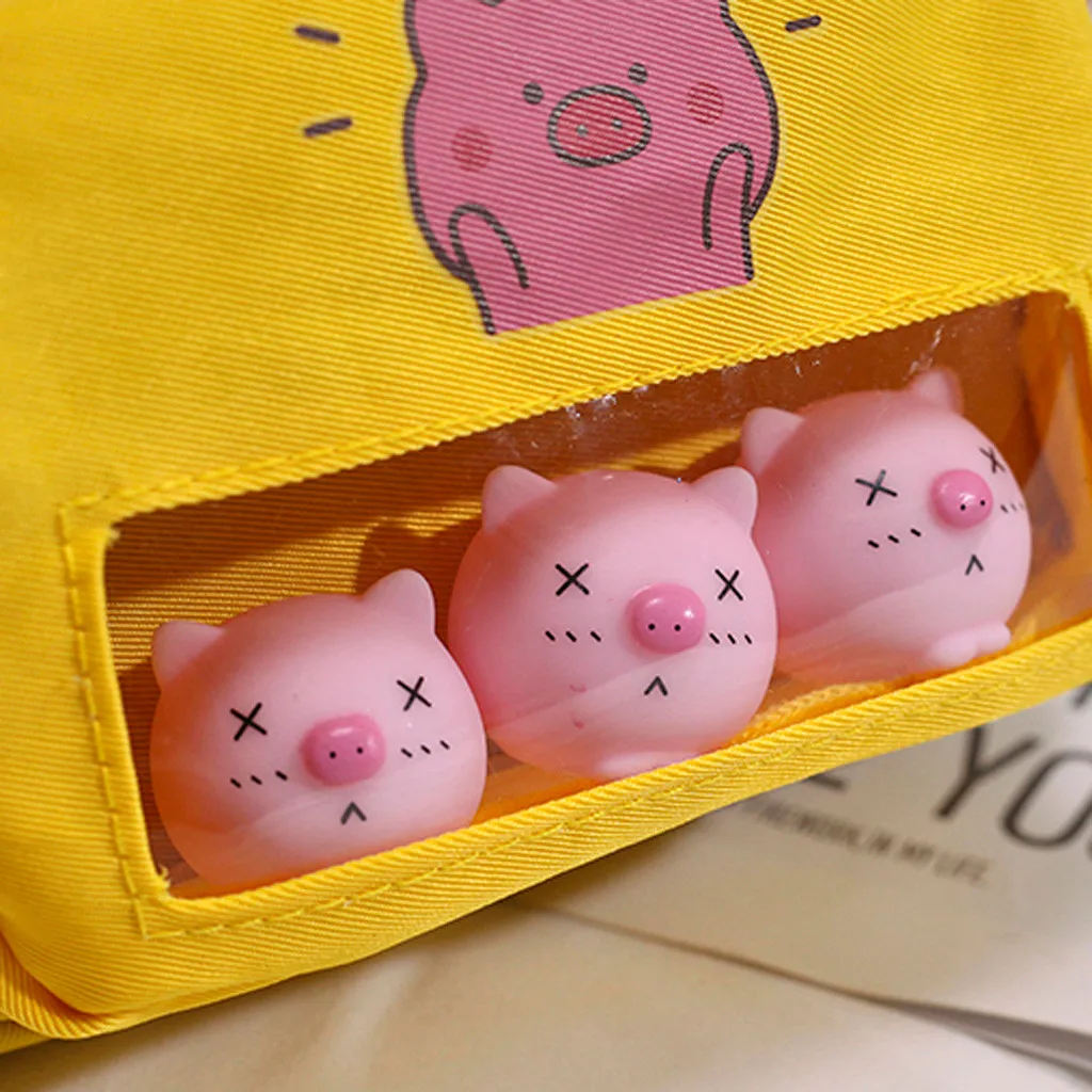 Модный детский Миниатюрный Плюшевый Рюкзак летняя простая Холщовая Сумка для