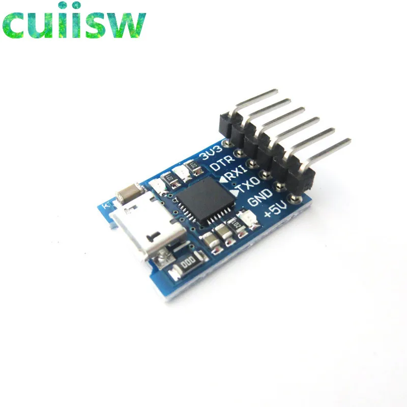 Преобразователь CJMCU CP2102 с MICRO USB на UART TTL модуль 6 контактов последовательный