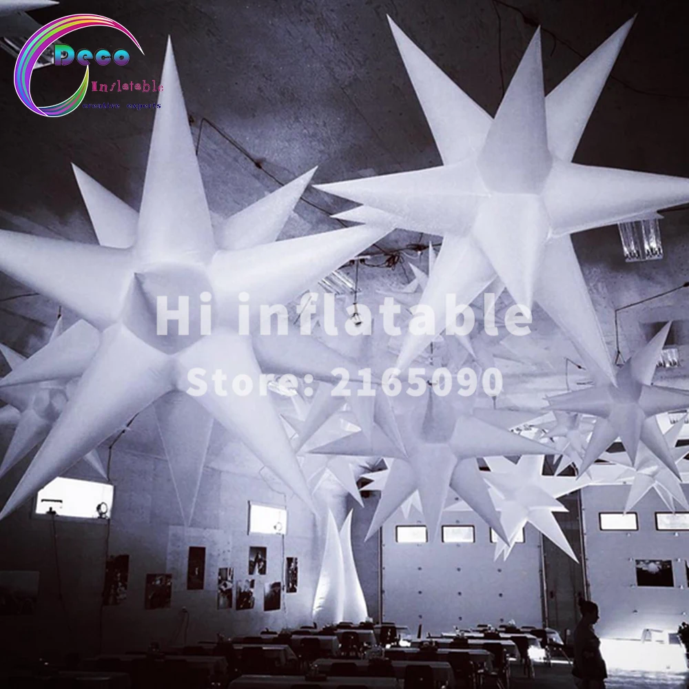 2 м Гламурное украшение для сцены на мероприятии надувная звезда со