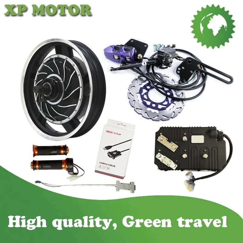 8000W 96V 17inch Электрический мотоцикл конверсионные наборы Максимальная скорость
