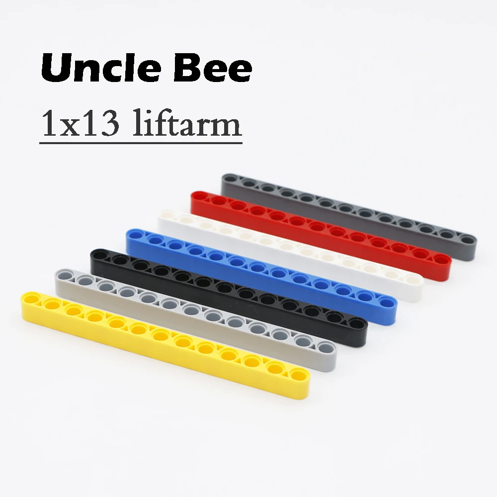 50 шт. технические Запчасти Liftarm 11/13/15/17 м толстый отверстие кубики MOC Studless луч