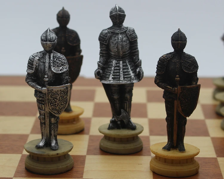 Деревянная доска, шахматы, набор, смола, детская игра, воин, смоляные персонажи, формочка, классический Международный Картус, шахматный набор, хороший подарок
