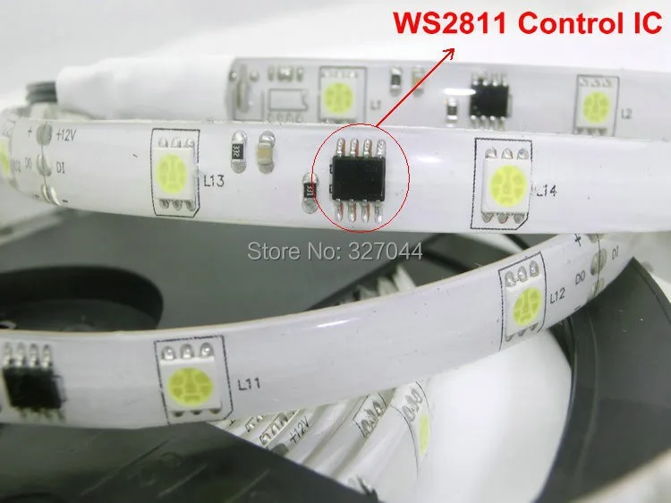 50 м/лот контроллер само WS2811 5050 Светодиодные ленты мечта магия Цвет DC12V 60LED/м IP65
