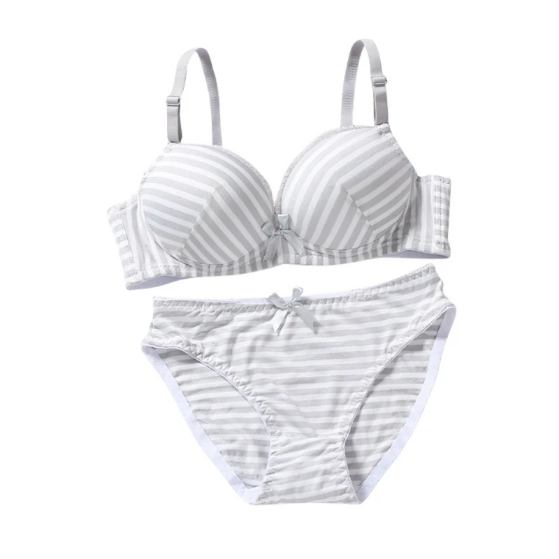 Комплект женского нижнего белья из бюстгальтера и трусиков 3 цвета | Женская