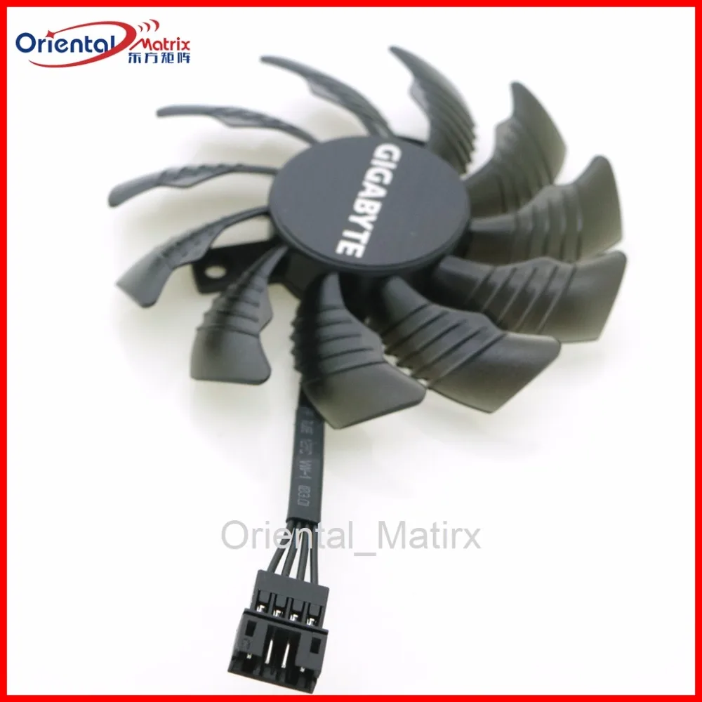 

PLD08010S12HH 12V 75mm 4Pin VGA Fan PLD08010S12H For Gigabyte GTX960 GTX970 GTX980 Graphics Card Cooling Fan