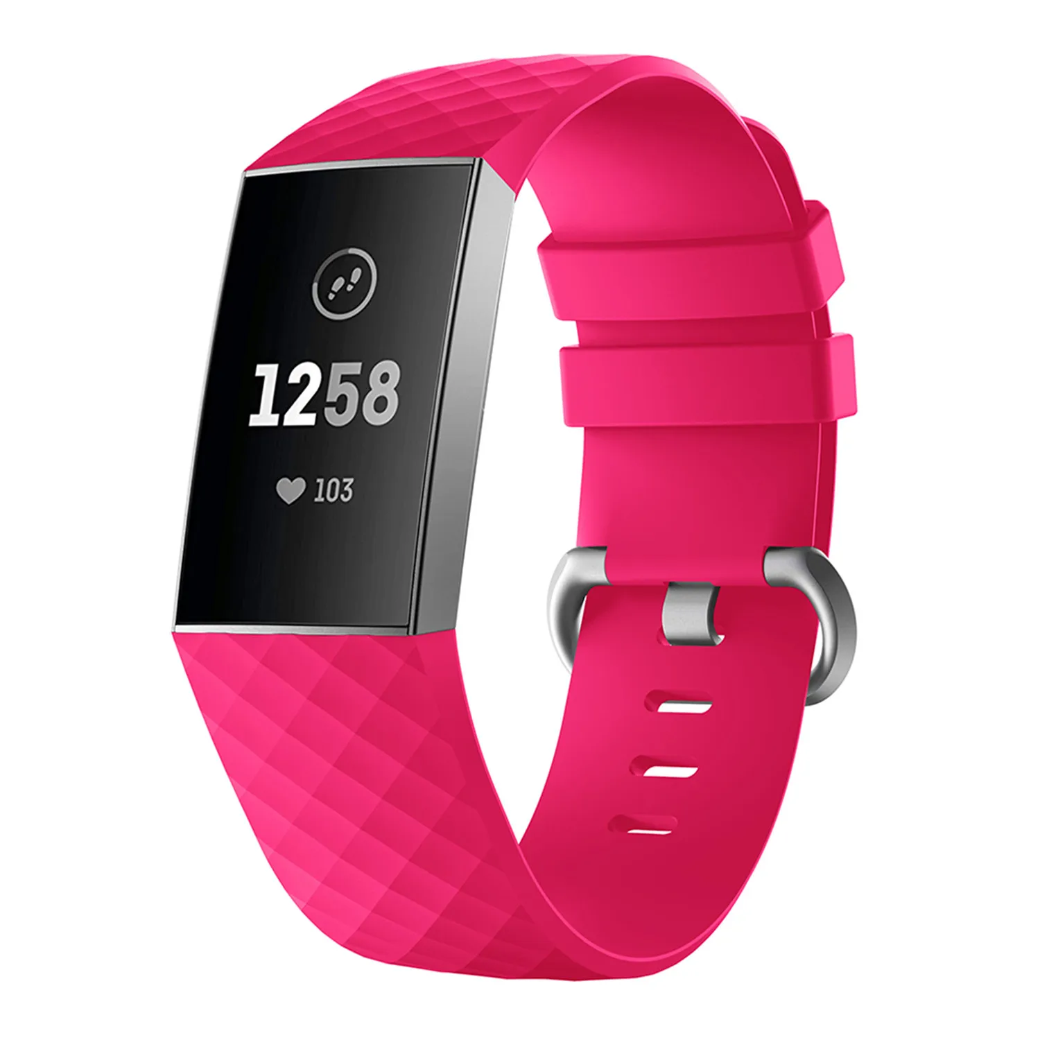 Мягкий силиконовый спортивный ремешок для Fitbit Charge 3, ремешок с металлической пряжкой, сменный ремешок для Fitbit Charge 3 Band