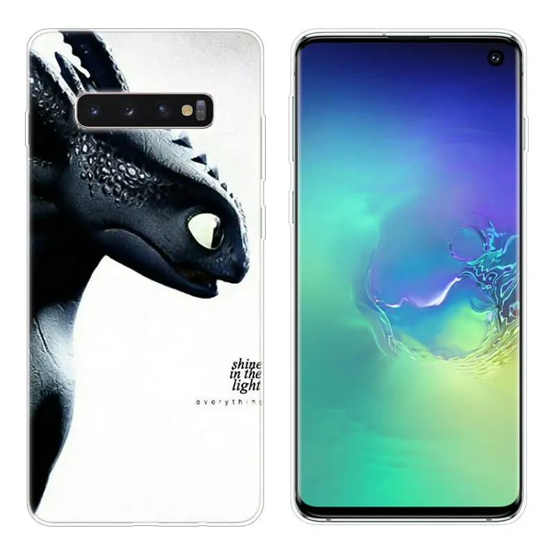 Популярный силиконовый чехол в стиле «Как приручить дракона» для samsung Galaxy S10, S9, S8 Plus, S7 Edge, A6, A8 Plus, A7, A9,, A5