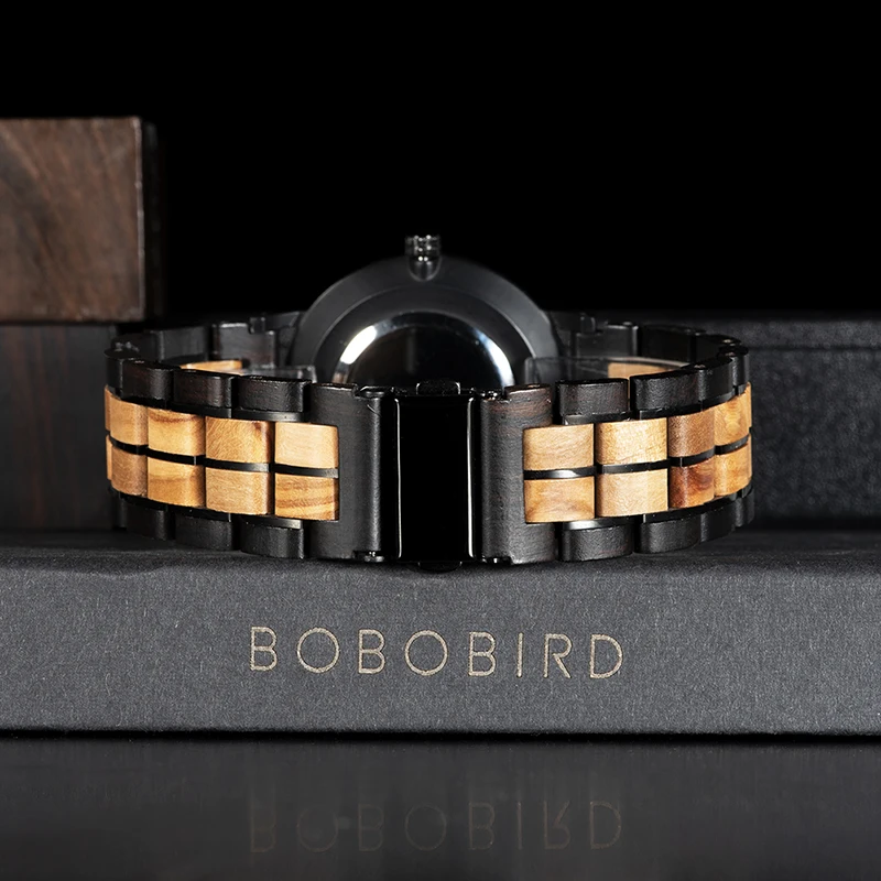 BOBO BIRD простые тонкие мужские часы из дерева и металла, 23 мм ремешок, наручные часы montre homme, браслет, acier erkek kol saati