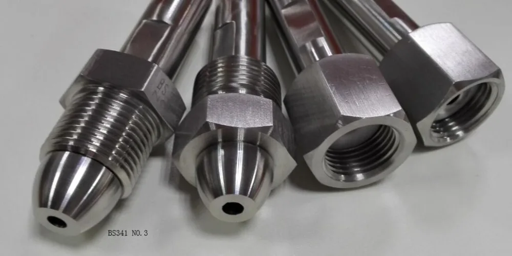 Нержавеющая сталь 316 1/4 BSPP X BS341.NO3 цилиндр сторона для подключения гелий, азот и кислородные баллоны