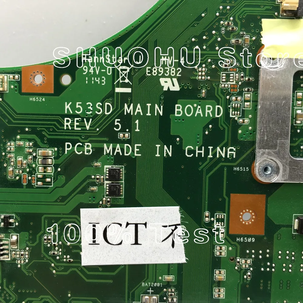 KEFU A53S для ASUS K53SD A53S K53S REV: 5,1 GT610/2 GB Материнская плата ноутбука протестирована оригинальная материнская плата