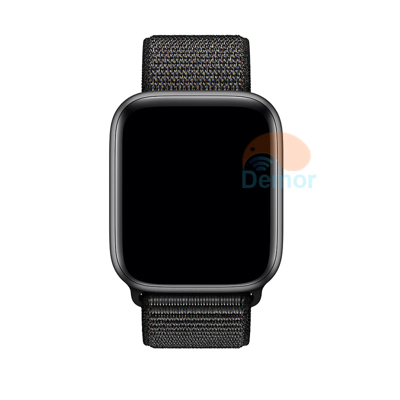 Black Loop IWO 8 Plus 44 мм Смарт-часы серии 4 подключенные Bluetooth для мужчин и женщин Смарт-часы для Apple iOS iPhone huawei Xiaomi 2 Android телефон - Цвет: Black Loop